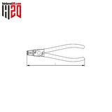 İzeltaş İç Segman Pense (Eğri) 130 mm - 3331120130