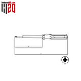 İzeltaş Yıldız Uçlu Kontrol Kalemi 190mm 4560180190 (Yıldız Uçlu)