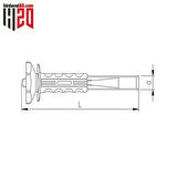 İzeltaş Düz Keski Kalkan İzoleli 250mm - 5500231250