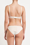 Kadın Ekru Destekli Sütyen Takım 4432