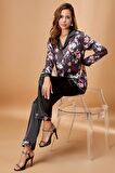 Nurteks 5650 Kadın Saten Pijama Takım