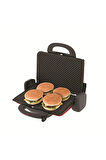 Arzum Ar287 Izgara Ve Tost Makinesi, 1800 W, Metal Plastik Teflon, Kırmızı