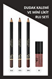 Lipliner 3'lü No:211- 201-212 ve Longstay Liquid Matte Lipstick No:22