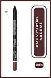Emily Long Lasting No:203 x2 ve Lipliner No:212 x2 Dudak Kalemi Seti