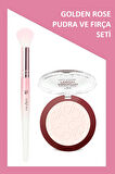 Devobis Precision Face Brush - Hassas Yüz Fırçası ve Smooth Finish Face Powder No: 201 Seti