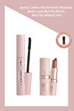 Eyeful Lashes Hacim Veren Maskara & Nude Look Mat Ruj No:02 + Mini Ruj Makyaj Seti