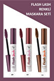 Flash Lash Renkli Maskara Seti No: 09-10-11