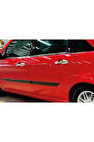 Ford Focus 1 Krom Kapı Kolu 4 Kapı 1998-2005 Paslanmaz Çelik (ÇİFT DELİK) Uyumlu