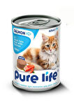 Pure Life Somon Balıklı Pate Kedi Maması 400gr x 5 Adet