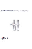 F. Transit Krom Kapı Kolu 4 Kapı 5 Prç. 2000-2014 Arası P. Çelik Uyumlu