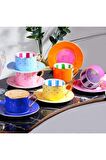 Bone China Lüx Porselen Çay & Nescafe Fincan Takımı