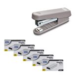 Mas 754 Zımba Makinesi Basic Gri + 5 Adet Zımba Teli