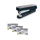 Mas 754 Zımba Makinesi Basic Siyah + 3 Adet Zımba Teli