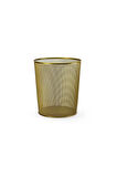 Gold Metal File Çöp Kovası 10 Litre ALTIN SARI