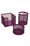 Bion 9305 3lü Perfore Set Tepside Canlı Renkler