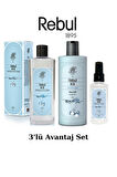 Rebul ICE Edc 250ml Kolonya + 500ml Duş Jeli + 125ml Edc Kolonya 3'lü Avantaj Set