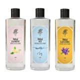 Rebul Ice Jasmine ve Lavanta 80 Derece Cam Şişe 250 ml 3 Adet Kolonya