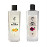 Rebul Bouqet ve Mandalina 80 Derece Cam Şişe 250 ml 2 Adet Kolonya