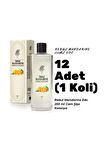Mandarıne Edc 250ml Cam Şişeli Mandalina Kokulu Kolonya 12 Adet (1 Koli)