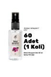 Rebul Bouquet Edc 50ml Spray Pet Şişe 60 Adet (1 koli) Bouquet Kokulu Kolonya