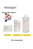 Salisilik Asit + PHA Sivilce Karşıtı Serum 30ml, Misel Temizleme Suyu 400ml, Nemlendirici Krem 40ml