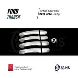 F. Transit Krom Kapı Kolu 4 Kapı 9 Parça 2013 Üzeri P. Çelik Uyumlu