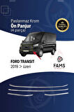 F. Transit Krom Ön Panjur 4 Parça 2019 Ve Üzeri Paslanmaz Çelik Uyumlu