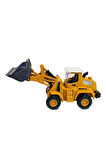 Oyuncak İş Makinaları Ekskavatör Forklift Kepçe Buldozer 3lü Metal Set
