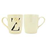 Z Harfi Çiçek Desenli Seramik Kupa