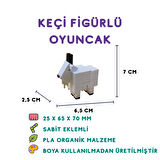 Minecraft Keçi Figür - Minecraft Temalı 3D Mini Oyuncak