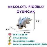 Aksolotl Figür - 3D Nadir Su Canlısı Oyuncak