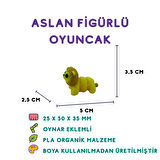 Aslan Figür - 3D Vahşi Hayvan Oyuncak