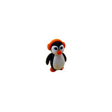 Kulaklıklı Penguen Figür - 3D Sevimli Karakter