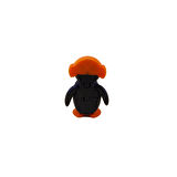 Kulaklıklı Penguen Figür - 3D Sevimli Karakter