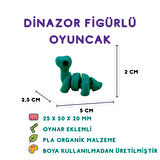 Dinazor Figür - Tarih Öncesi 3D Mini Oyuncak