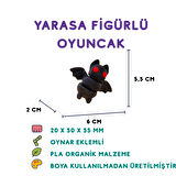 Yarasa Figür - 3D Gece Hayvanı Oyuncak