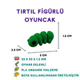 Tırtıl Figür - 3D Böcek Temalı Mini Oyuncak