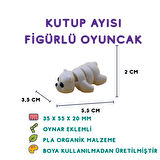 Kutup Ayısı Figür - 3D Kutup Temalı Hayvan