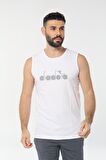 Diadora Therm Erkek Beyaz Kolsuz T-shirt - 1ATL01-BEYAZ