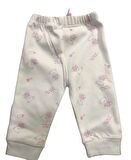 Mini Damla Pantolon Penye Beyaz