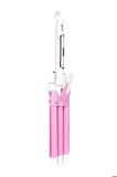 DN-7309Pembe Profesyonel Turmalin Seramik Wag Su Dalgası Saç Maşası, 220 Derece 25 Mm,