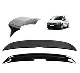 Vw caddy bagaj üstü spoiler siyah boyalı plastik 2003+