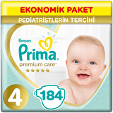 Prima Premium Care 4 Numara Maxi 4x46'lı Bel Bantlı Bez