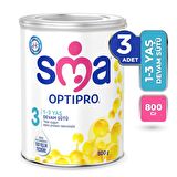 SMA Optipro 3 Bebek Maması 800 gr 3 Adet
