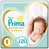 Prima Premium Care 0 Numara Prematüre 120'li Bel Bantlı Bez