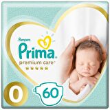 Prima Premium Care 0 Numara Prematüre 60'lı Bel Bantlı Bez