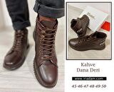 BRK4414 Komando Büyük Numara Dana Derisi Rahat Geniş Kalıp Erkek BOT