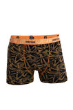 Geometrik Desenli Likralı Pamuklu Baskılı Erkek Boxer