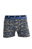 Desenli Likralı Pamuklu Esnek Baskılı Erkek Boxer - Danger