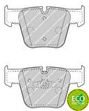 Mercedes Fren Balatası Ön - Premier Eco Friction - Frd Fdb4412